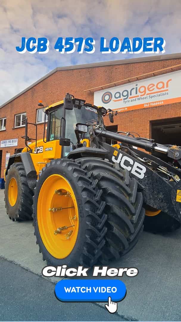 JCB 457S Loader Custom Wheels