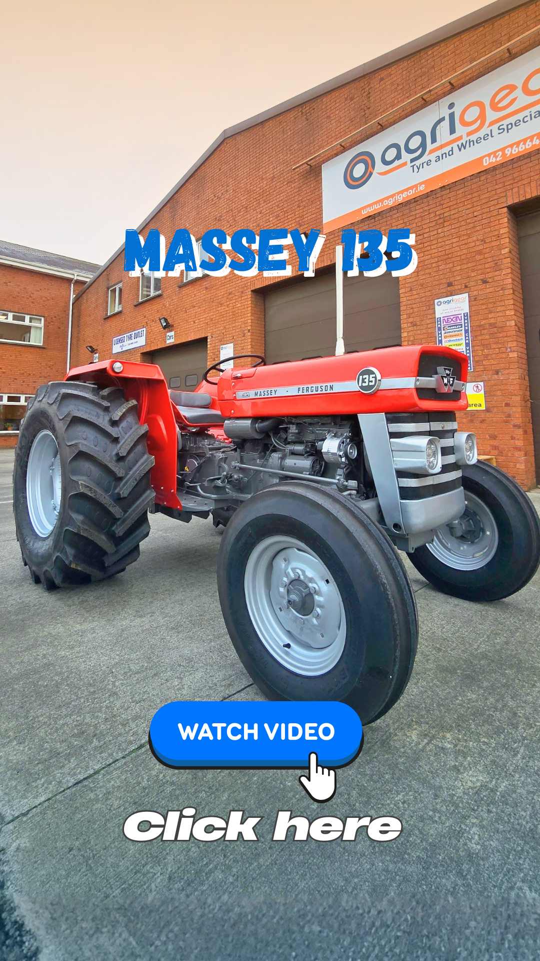 Massey Ferguson 135 Vintage Wheel Modification