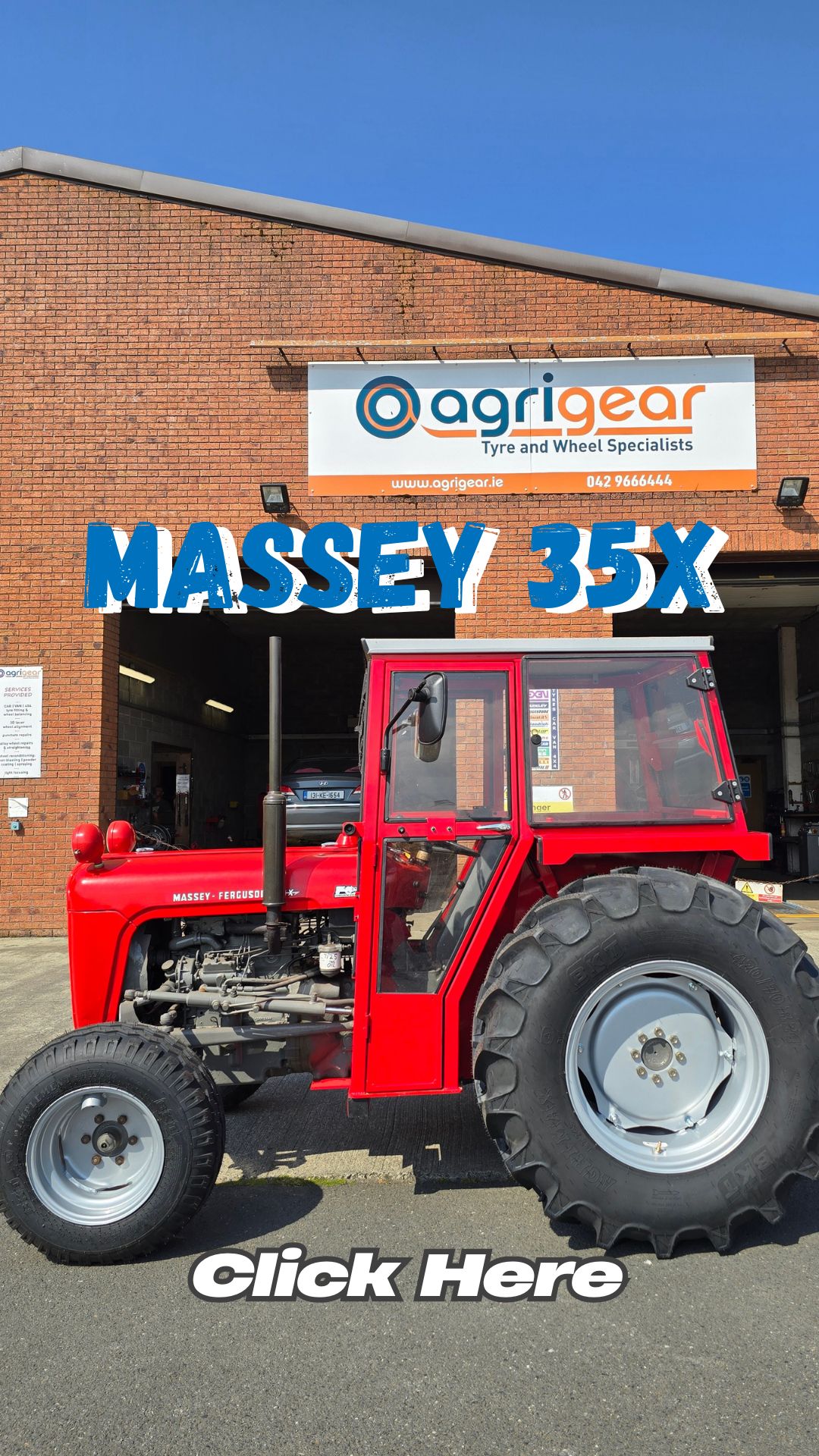Massey Ferguson 35X Custom Wide Wheels